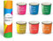 WD LIFESTYLE Set di 6 tazze da caffè 100 ml in porcellana New Bone China. In confezione regalo