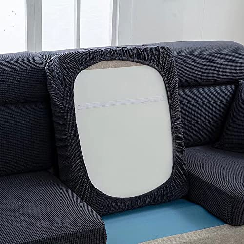 uyeoco Couchbezug L Form 3/2/1 Sitzer Stretch Sofa Sitzkissenbezug Sofasitzbezug Ecksofa Mit Elastischem Elastische Stretch Sofa Überwürfe (Color : B, Size : 95-135cm(37-53in))