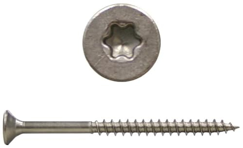 Spanplattenschrauben 5,0x120 Edelstahl V2A - 100 Stk. - Antrieb: TX