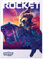 Displate Offiziell Marvel MetallPoster Magnetische Befestigung Inklusive Lizenziert Bilder Hochwertiges Poster Rocket Marvel Poster 45 cm x 32 cm