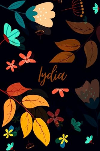 Lydia: Carnet de notes unique et personnalisable comme un Cadeau d'anniversaire pour le prénom Lydia