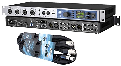 RME UFX III USB MADI Audio Interface Soundkarte + 2x keepdrum XLR Kabel