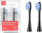 Oclean Bürstenköpfe Professional Clean 2 pack, Ersatzbürsten kompatibel mit Oclean elektrische Zahnbürste, DuPont-Borsten Zahnbürstenkopf mit Zungenreiniger, Schwarz