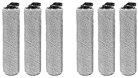 KurOto 2 brosses à Rouleau Souples compatibles avec TINECO Ifloor 3 Floor One S3, Accessoires for aspirateur à Main sans Fil for Lave-Sol Humide et Sec