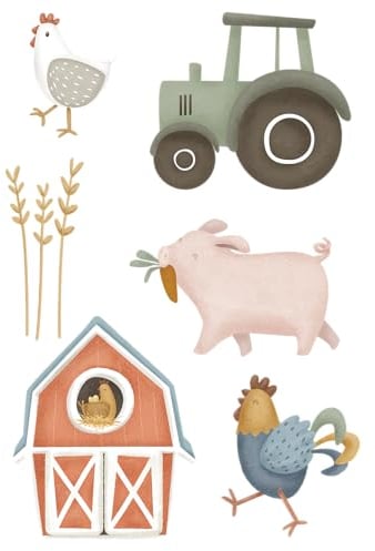 Little Dutch WD340022 Wandsticker/Wandaufkleber - Little Farm