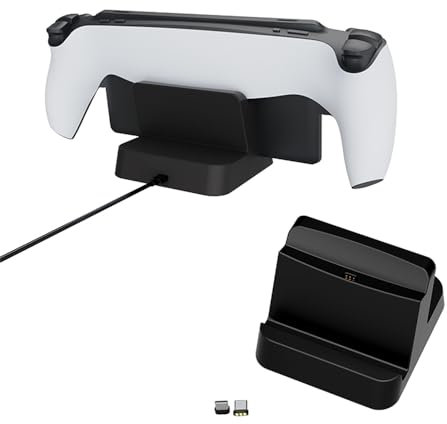 Station de chargement portable pour Playstation Portal - Base de support pour console de jeu PS Portal (noir)