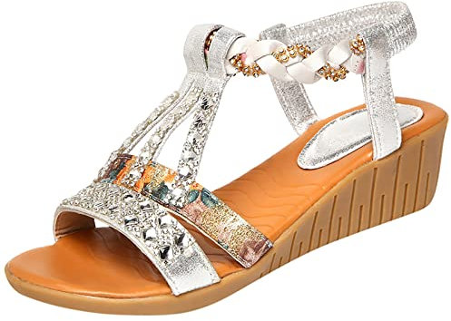 Sandali Art Donna Sandali Donna Estive Con Tacco Basso Ciabattine Asilo Bimba Scarpe Estive Donna Elegante Sandali Donna Zeppa Scarpe Con Zeppa Di Corda Infradito In Cuoio