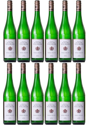Schloss Vollrads Wgt. Rieslind trocken VDP. GUTSWEIN trocken Weißwein Bio Deutschland inkl. FeinWert E-Book (12 x 0,75l)