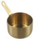 babominimer Mini-Saucenpfanne aus Edelstahl, kleiner Milchtopf, antihaftbeschichtet, Sauciere, 60 ml, 80 ml, 100 ml Fassungsvermögen, langer Griff, Loch zum Aufhängen, Silber, Gold, Bronze, Induktion,