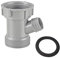 Qrity 1 Piezas Conector de Manguera de Drenaje, Conectores de Tubo de Fregadero de Cocina, Tubo de Drenaje de Tres Vías Conector, (Diámetro Interior:45 mm)