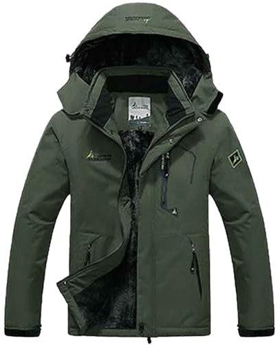 Kswlwccpp Herren Winterjacke Sale, Snowboardjacke Herren: Atmungsaktiv Winter Wasserdicht Outdoor Softshelljacken Snowboardjacke Gefüttert Warm Skijacke Ski Jacken Outdoor Winterjacke Funktionsjacke