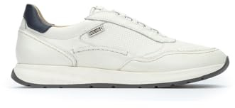 Pikolinos Getafe Herren Sneaker | Leder | Extra Leicht | Weiß