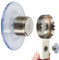 Lot de 2 porte-savon magnétiques avec aimant, sans perçage, en acier inoxydable, avec ventouse, pour lavabo, douche et baignoire