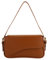 Barabum Umhängetasche für Frauen, Y2K Trendy Geldbörse Vegane Leder Hobo Handtaschen, Clutch Satteltasche mit 2 abnehmbaren Riemen (Braun)