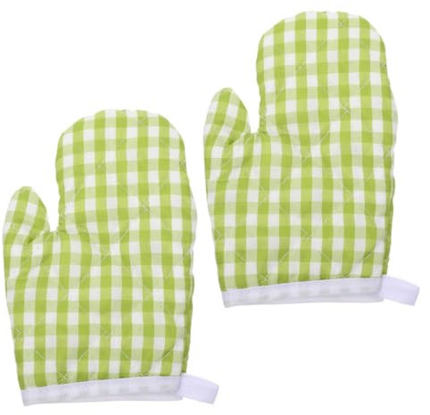 MOLUCKFU 2er Satz Ofenhandschuhe Küchenhandschuhe Hitzebeständig Backhandschuhe Topflappen Schutz