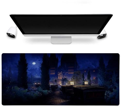 NO CHARACTER SICHTBAR - Hogwarts Legacy XXL Schreibtischunterlage - Immersive Design, glatte und wasserdichte Oberfläche, für RPG, Studium & Kreativität