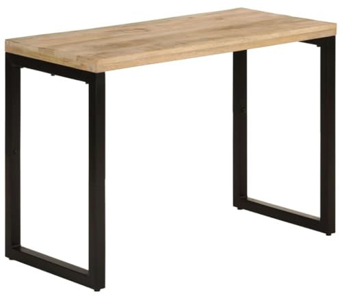 GCHDHAPB Home-Tische, Küchen- und Esszimmertische, Esstisch, 110 x 50 x 76 cm, Massivholz, Mango