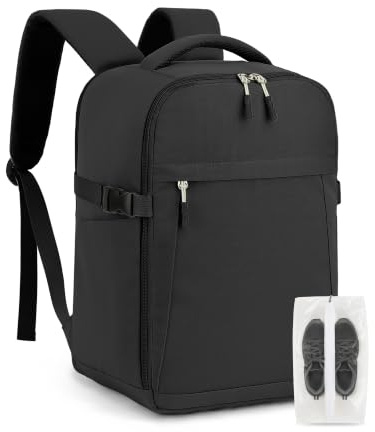 Hayayu Sac a Dos Voyage Cabine Avion Sac pour Ryanair 40x30x20 Sacs Avion Femme Homme Bagage Cabine 40x30x20 Sac à Dos Valise avec Pochette Antivol pour Ordinateur Portable 14 Pouces