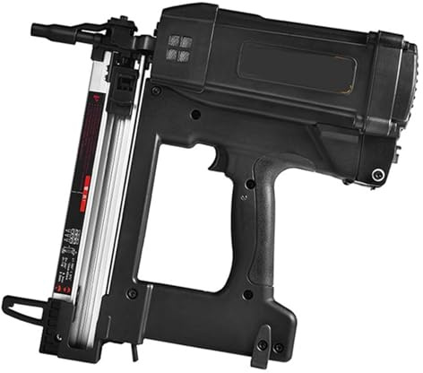 Multifunction Lithium Battery Gas Nail Gun, Steel Water and Electricity Special Concrete Frame Trunking Pneumatic Strong Penetration(Single tip)