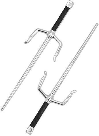 Bristol Novelty BA300 Ninja Twin Daggers, Unisex-Adult, Black, One Size Halloween