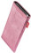 fitBAG Groove Pink Handytasche für Apple iPhone 5 / 5s / SE 16GB 32GB 64GB Tasche aus feinem Folienleder Echtleder mit Microfaserinnenfutter | Hülle mit Reinigungsfunktion | Made in Germany