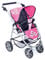 Bayer Chic 2000 637 46 - 3-in-1 Puppenwagen Kombi-Set - Emotion All In, pink checker