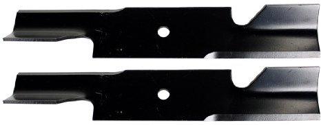 USA Mower Blades U11185BP (2) Extra High-Lift for Simplicity 5021227ASM Scag 482878 A48108 Length 18 in. Width 3 in. Thickness .200 in. Center Hole 5/8 in. 36in. 52 in. Deck
