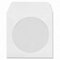 Four Square Media 1000 CD Paper Sleeves White with Window and Flap - 1000 pack