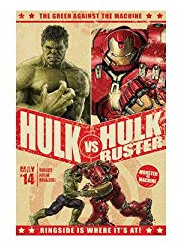 Pyramid International Hulk Vs Hulkbuster Avengers: Age Of Ultron Maxi Poster, Multi-Colour, 61 x 91.5 x 1.3 cm