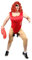 Foxxeo Lustiges Kostüm für Herren Männer Rettungsschwimmer - Größe M-XXL - Sexy Rettungsschwimmerin mit Busen Babewatch Badeanzug Junggesellenabschied Herrenkostüm XL