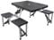 Andes Plastic Folding Camping/Picnic Outdoor Table & Chair Set