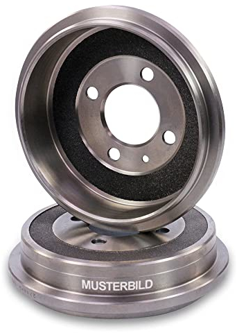 BESTPRICE 2x Bremstrommel Hinterachse Kompatibel mit SMART CABRIO (450), CITY-COUPE (450), CROSSBLADE (450), FORTWO (451, 450, 451), ROADSTER (452), ROADSTER Coupe (452)