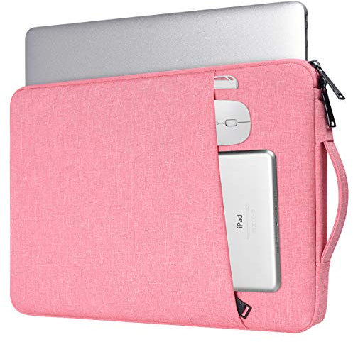14 Inch Laptop Sleeve Case Bag for Asus Zenbook 14, Samsung Galaxy Chromebook Go, Lenovo ThinkPad 14, Dell Latitude 14, Acer HP Chromebook 14 (Pink)