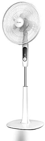 ARDES | AR5PR40PR2 Ventilador de Pedestal Potente Silencioso Dual Blade 10 Aspas 40cm y 20cm Oscilatorio con Altura e Inclinación Regulable Ventilador de Pie Ardes 6 Velocidades