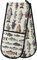 ZZXXB Swimming Fish Double Oven Mitt Heat Resistant Non-Slip Kitchen Gloves Extra Long 7 x 35 for Cooking Baking Barbecue Grilling