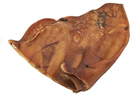 GESPETFOOD - Orejas de Cerdo para Perros - 1 kg. / 20 uds. | Nutritivo, Monoproteíco, Snack, Premio para perro, Saludable, Mascotas