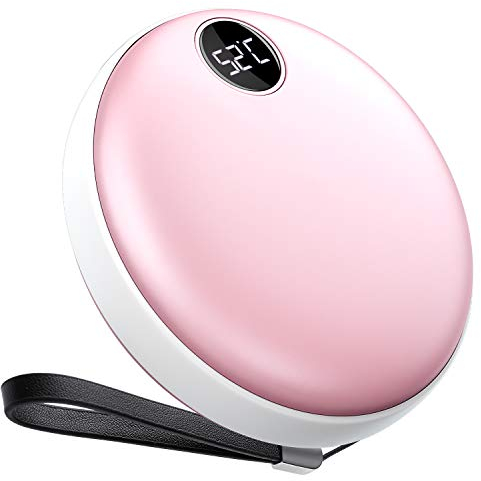 EXTSUD 2 IN 1 Tragbare Taschenwärmer Ladegerät Handwärmer,USB wiederaufladbarer Handwärmer, 2.1A Schnellaufladung Powerbank Winter Geschenk für Männer und Frauen