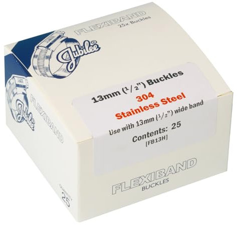 Jubilee Edelstahl Schilder-Rohrschellen A2 304 x 13mm