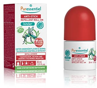 Puressentiel - Anti Pique - Roller Répulsif Bébé - Anti-Moustiques- Protection efficace contre les moustiques - Actif 100 pourcent d'origine végétale - Dès 6 mois - 30 ml