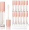 COSIDEA 14pcs empty 8ml big wand lip gloss tube concealer tube packing (pink)
