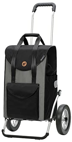 ANDERSEN Einkaufstrolley - Royal Shopper Senta grau 49 L einkaufen,wasserdicht, Aluminium, klappbar, leichtgängig