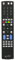 RM-Series Replacement Remote Control for JVC LT-32C696 32 Smart LED TV with Built-in DVD Player - White