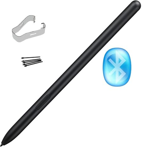 Galaxy Tab S7/S8 S Pen, S8 Ultra S Pen, S8 Plus Stylus withBluetooth Replacement for Samsung Galaxy Tab S7,S8/ Ultra/Plus Stylus +Tips/Nibs