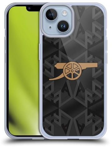 Head Case Designs Officially Licensed Arsenal FC Away 2022/23 Crest Kit Soft Gel Case Compatible With Apple iPhone 14