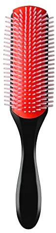 Entwirrungsbürste mit 9-Reihig Haarbürste, HaarbüRste Locken Hair Brush Herren Roused Nylon Detangling BüRste Hair Brush d3 Bürste Für Tangle Locken Teezer Herren Curly Hair