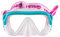 Mares Aquazone Keewee Jr, Schnorchelmaske für Jungen und Kinder - Unisex, Aqua
