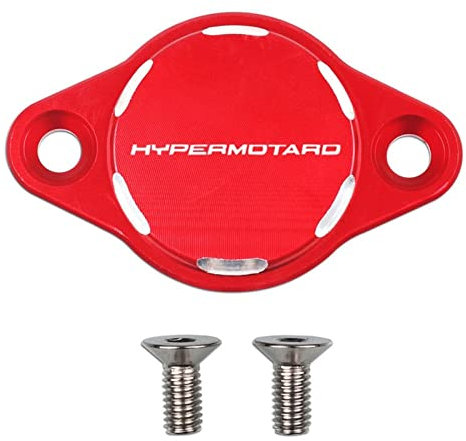 TEAUSA FIT for DUCATI HYPERMOTARD 1100 EVO HYPERMOTAR 939 821 796 Moto CNC Tappo Filtro Olio Motore Copertura Decorativa Protettiva (Size : Red)