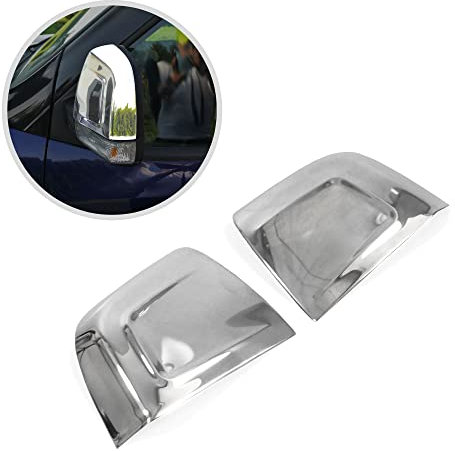 CHROMEMASTER | Spiegelkappen, Spiegelabdeckungen | Kompatibel mit Fiat Doblo 263 2010-2021 | Edelstahl Spiegelblenden Verleihen dem Auto ein Einzigartiges Aussehen und Schützen vor Beschädigungen