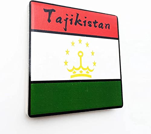 Flagge Tadschikistan Magnet Kühlschrank Kühlschrank Magnet Dekoration Aufkleber Souvenir Harz Handwerk Küche Whiteboard