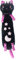 MOMOMI Nice Group Cisai Nana 60 cm, 1 Katzenpuppe, Schwarz